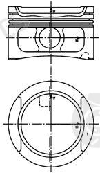  KOLBENSCHMIDT part 99870620 Piston