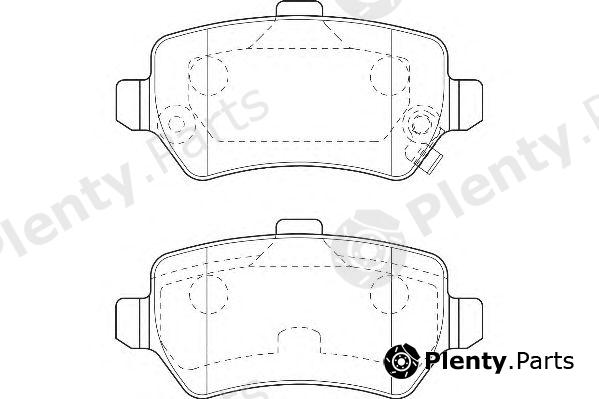  WAGNER part WBP23417A Brake Pad Set, disc brake