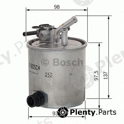  BOSCH part F026402059 Fuel filter