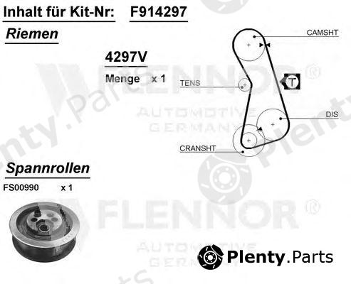  FLENNOR part F914297 Timing Belt Kit