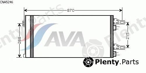  AVA QUALITY COOLING part CNA5246 Condenser, air conditioning