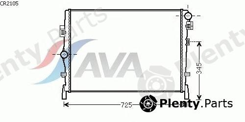  AVA QUALITY COOLING part CR2105 Radiator, engine cooling