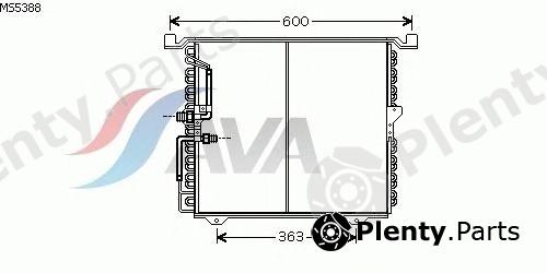  AVA QUALITY COOLING part MS5388 Condenser, air conditioning
