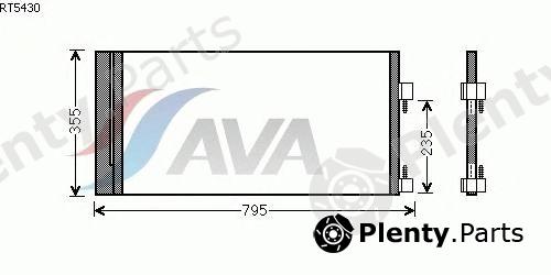  AVA QUALITY COOLING part RT5430 Condenser, air conditioning