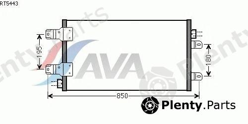  AVA QUALITY COOLING part RT5443 Condenser, air conditioning