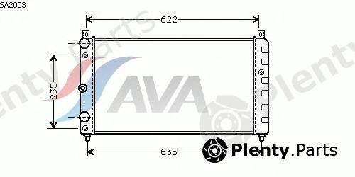  AVA QUALITY COOLING part SA2003 Radiator, engine cooling