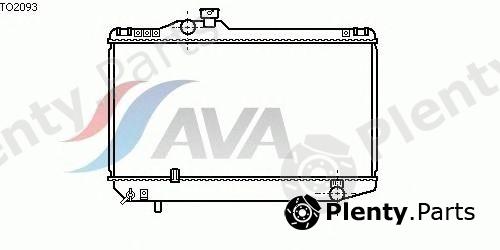  AVA QUALITY COOLING part TO2093 Radiator, engine cooling