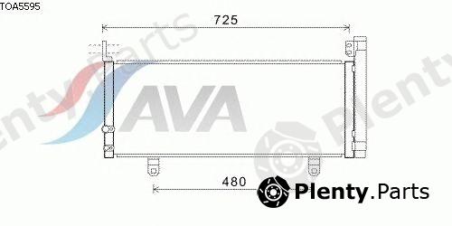  AVA QUALITY COOLING part TOA5595 Condenser, air conditioning