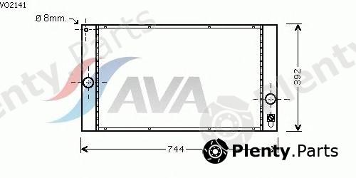  AVA QUALITY COOLING part VO2141 Radiator, engine cooling
