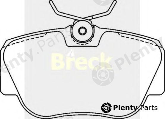  BRECK part 210550070100 Brake Pad Set, disc brake
