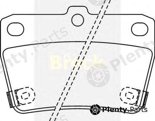  BRECK part 236560070210 Brake Pad Set, disc brake