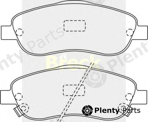 BRECK part 237680070110 Brake Pad Set, disc brake