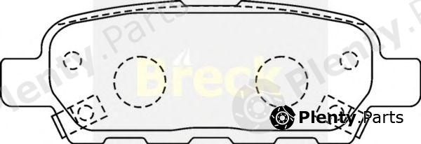  BRECK part 238710070210 Brake Pad Set, disc brake