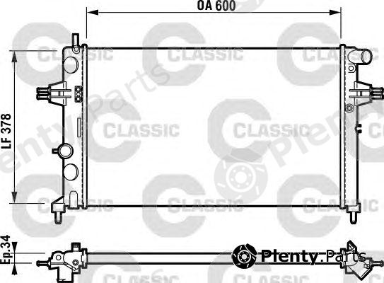  VALEO part 232729 Radiator, engine cooling