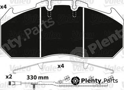  VALEO part 882219 Brake Pad Set, disc brake
