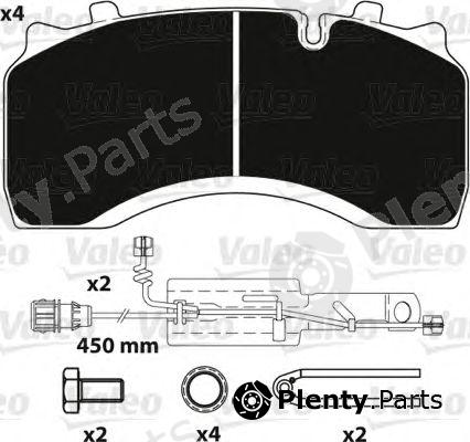  VALEO part 882224 Brake Pad Set, disc brake
