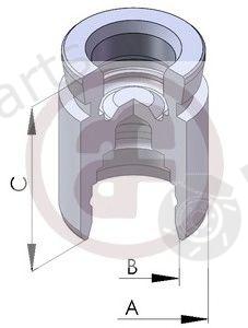  AUTOFREN SEINSA part D02568 Piston, brake caliper