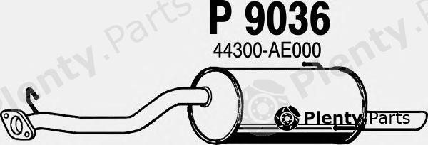  FENNO part P9036 End Silencer