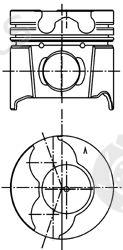  KOLBENSCHMIDT part 99780600 Piston