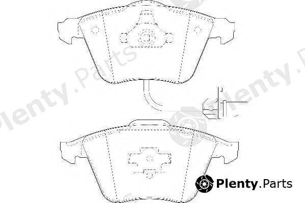  WAGNER part WBP23762A Brake Pad Set, disc brake