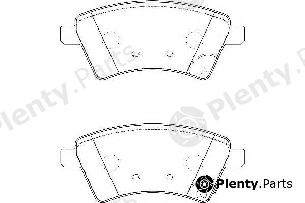  WAGNER part WBP24391A Brake Pad Set, disc brake