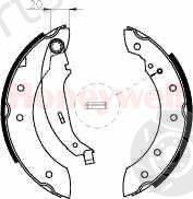  BENDIX part 362318B Brake Shoe Set