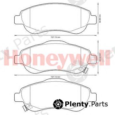  BENDIX part 572605B Brake Pad Set, disc brake