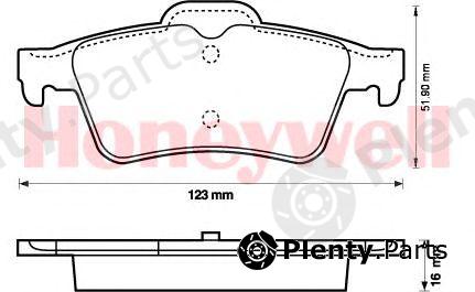  BENDIX part 573018B Brake Pad Set, disc brake