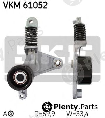  SKF part VKM61052 Tensioner Pulley, v-ribbed belt