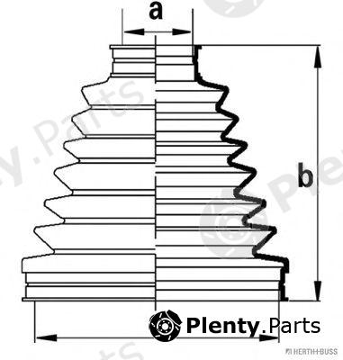  HERTH+BUSS JAKOPARTS part J2861021 Bellow Set, drive shaft