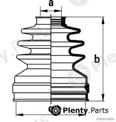  HERTH+BUSS JAKOPARTS part J2882019 Bellow Set, drive shaft