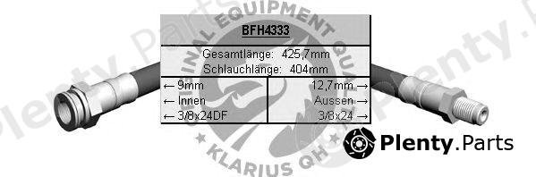  QUINTON HAZELL part BFH4333 Brake Hose