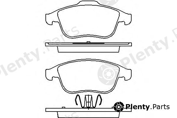  BREMBO part P68047 Brake Pad Set, disc brake