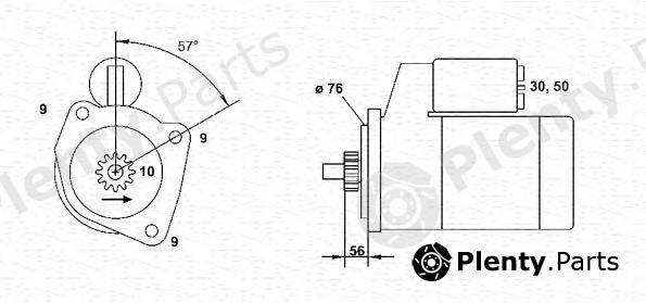  MAGNETI MARELLI part 943251228010 Starter
