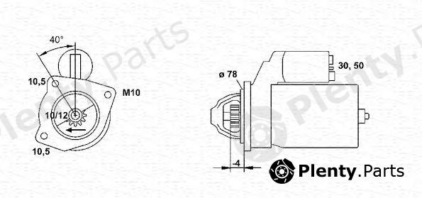  MAGNETI MARELLI part 943251307010 Starter