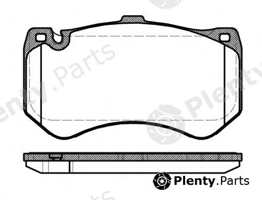  ROADHOUSE part 2145500 Brake Pad Set, disc brake