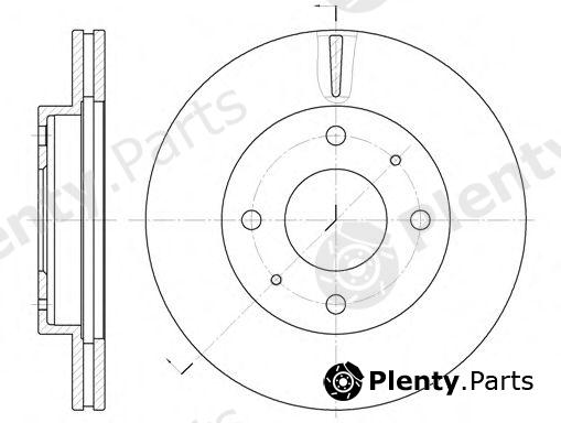  REMSA part 6376.10 (637610) Brake Disc