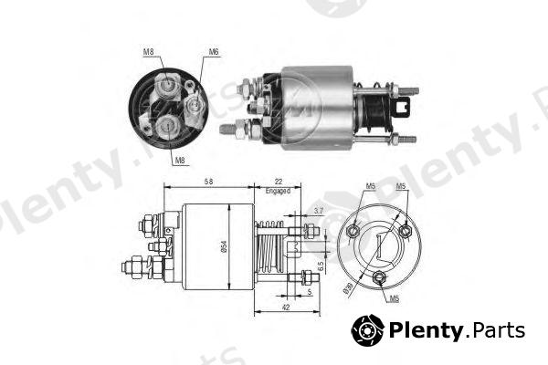  ERA part ZM7595 Solenoid Switch, starter