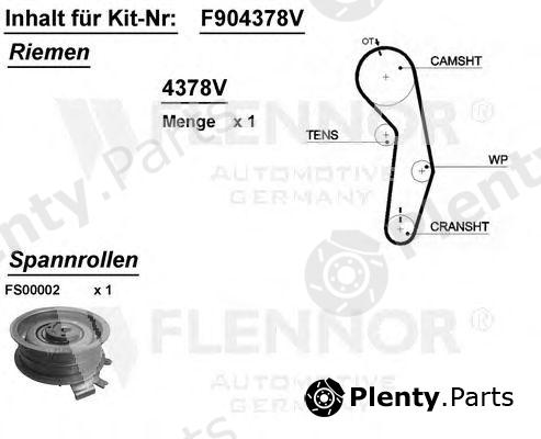  FLENNOR part F904378V Timing Belt Kit
