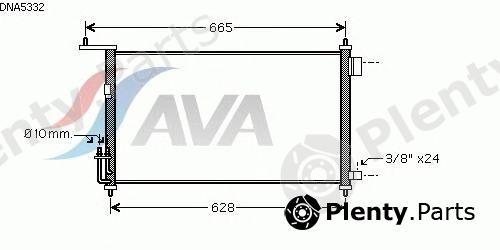  AVA QUALITY COOLING part DNA5332 Condenser, air conditioning