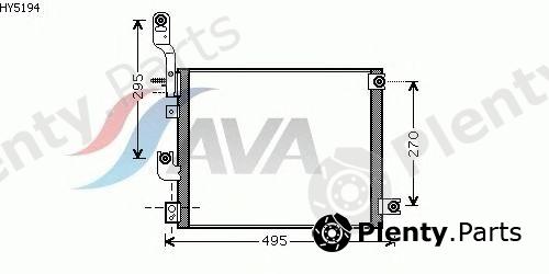  AVA QUALITY COOLING part HY5194 Condenser, air conditioning
