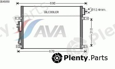  AVA QUALITY COOLING part JEA5050 Condenser, air conditioning