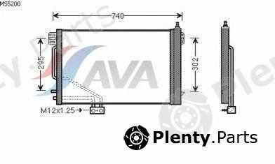  AVA QUALITY COOLING part MS5200 Condenser, air conditioning