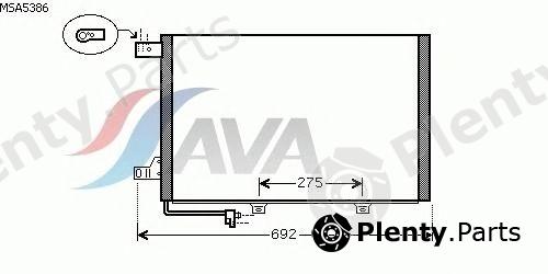  AVA QUALITY COOLING part MSA5386 Condenser, air conditioning