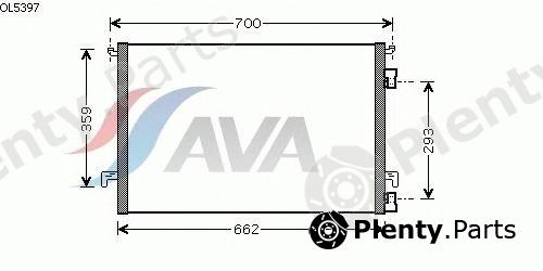  AVA QUALITY COOLING part OL5397 Condenser, air conditioning