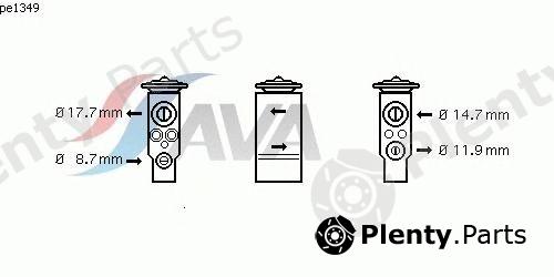  AVA QUALITY COOLING part PE1349 Expansion Valve, air conditioning