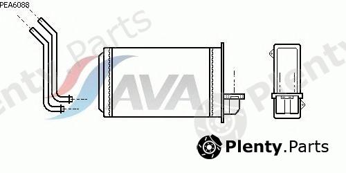  AVA QUALITY COOLING part PEA6088 Heat Exchanger, interior heating