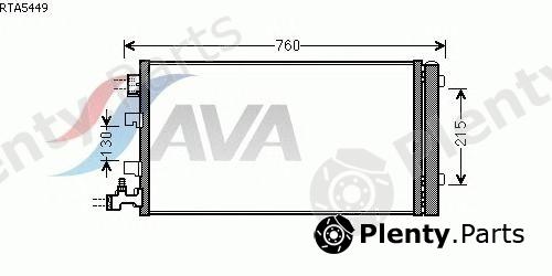  AVA QUALITY COOLING part RTA5449 Condenser, air conditioning