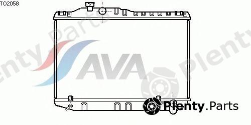  AVA QUALITY COOLING part TO2058 Radiator, engine cooling