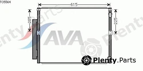  AVA QUALITY COOLING part TO5564 Condenser, air conditioning